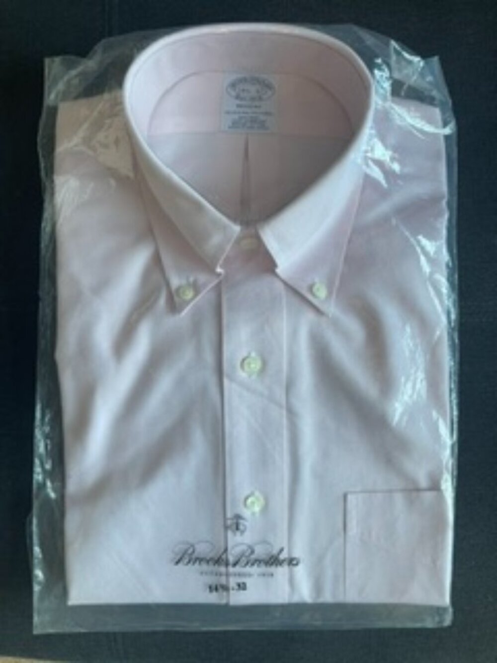 Brooks Bothers light pink new shirt